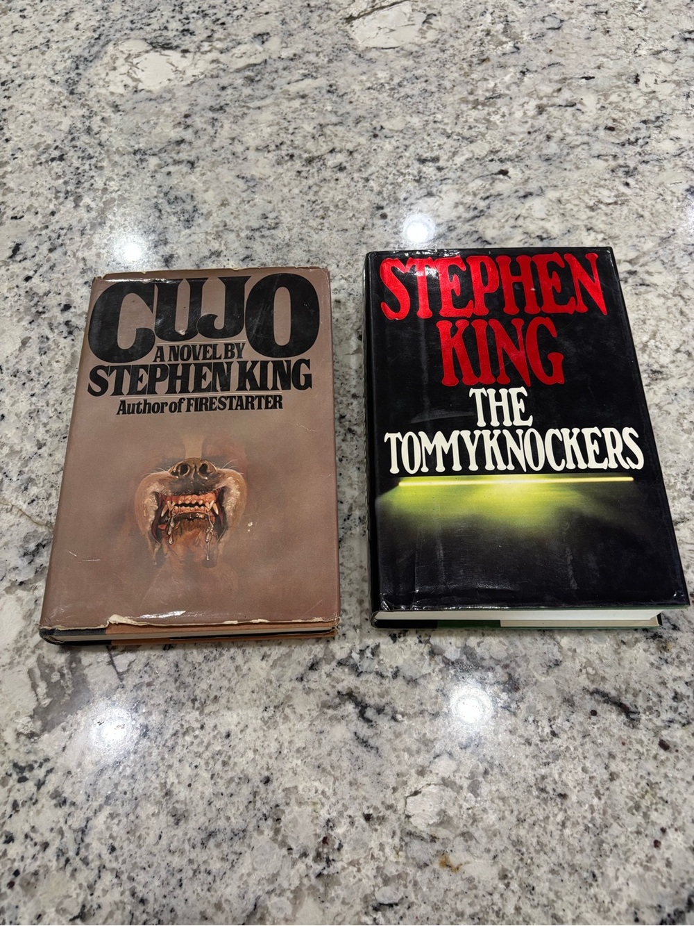 Stephen King 2-Book Lot: Tommyknockers 1st/1st Error & Cujo 1st/2nd Printing